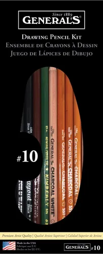 General Pencil Kit de lápices de dibujo, 10 piezas