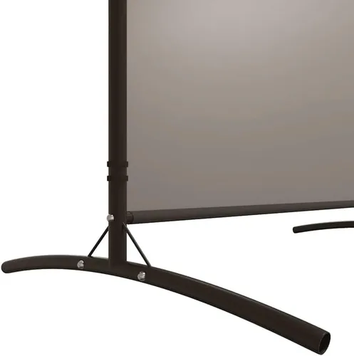 Vista 14 de vidaXL Divisor de habitación de 5 paneles en color blanco, ideal para dormitorio, sala de estar, apartamento de estudio, hecho de material de tela