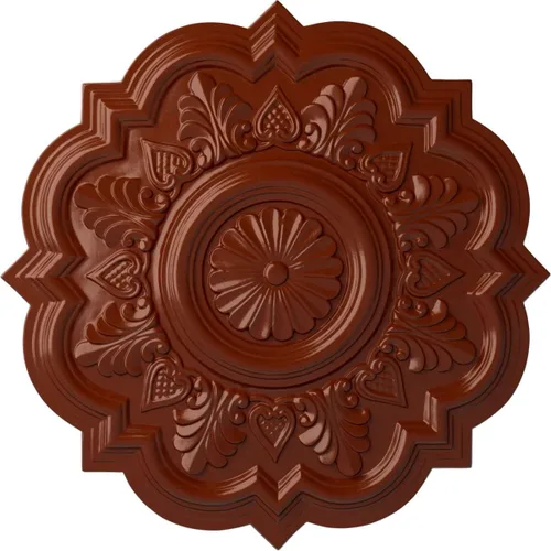 Vista 65 de Ekena Millwork CM20DRFCS - Medallón de techo Deria, 20 1/4 pulgadas de diámetro x 1 1/2 pulgadas de diámetro