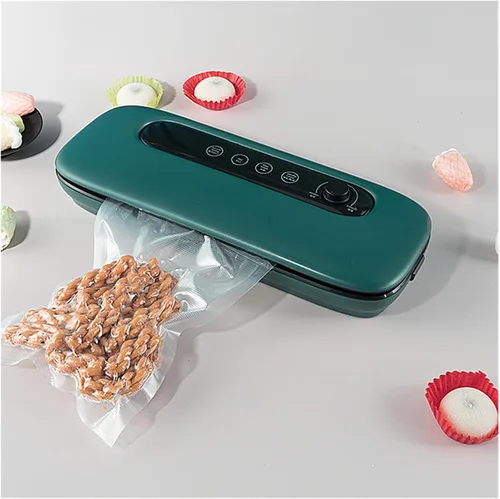 Vacuum Packing MachineVacuum Sealer for Food Storage New Food Packer Vacuum Bags for Home Kitchen Vacuum Packaging (Green，White)