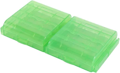 Vista 9 de Zerone 5 Colores Conveniente AA/AAA Batería 10 PCS Soporte de Baterías Caja de Almacenamiento Caja de Plástico Resistente al Desgaste Caja