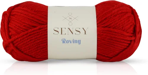 Vista 45 de Sensy Roving - Ovillo de lana multicolor, 3.5 onzas, 132 yardas, calibre 5, voluminoso (otoño)