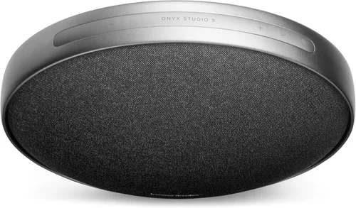 Vista 6 de Harman Kardon Onyx Studio 9 - Altavoz portátil estéreo Bluetooth para el hogar con batería incorporada y carga USB, autoajuste y conexión
