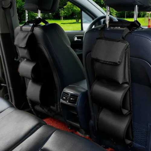 Vista 7 de mydays - Soporte organizador de pistolas para parte trasera de asiento frontal de vehículo; para rifles de caza / escopetas (color camuflaje)