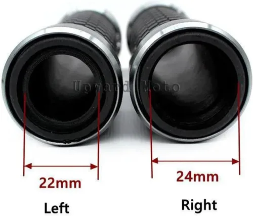 Vista 2 de Motorcycle Handlebar Grips Motorcycle Accessorie 7/8" Handlebar Grip Anti-Skid Handle Bar Motorbike Hand Grips End for VERSYS 650 1000 2012-2023