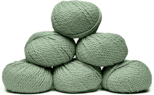 Vista 14 de 100% Hilo de Lana de Alpaca Bebé 100g Madeja Peso Grueso Teñido a Mano Hecho en Perú - Celestialmente Suave y Perfecto para Tejer y Hacer Ganchillo