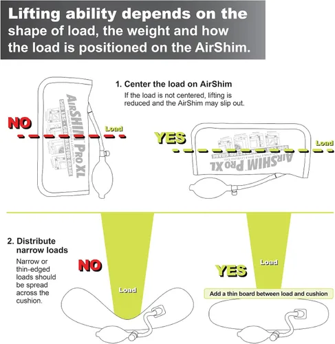 Vista 6 de Calculated Industries 1194 Herramienta de nivel y nivelación inflable de Air Shim XL XL; 500 lb de carga de carga de carga; Cuña de bomba