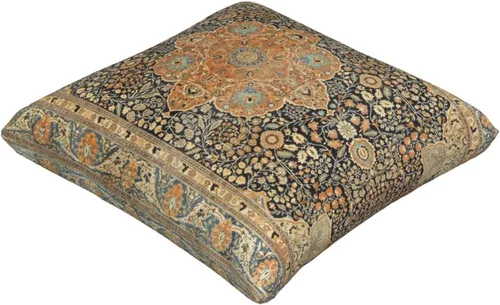 Vista 2 de Fundas de almohada modernas con estampado de alfombra turca del siglo XVII, fundas de cojín cuadradas decorativas para sofá, dormitorio, sala