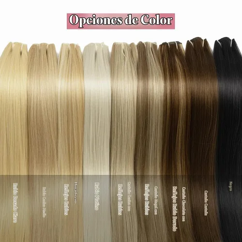 Vista 6 de REECHO Extensiones de cabello con pinzas, extensiones de cabello grueso y largo, extensiones de cabello sintético ligero para mujer, 24 pulgadas a
