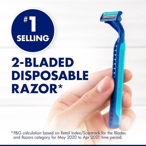 Vista 7 de Gillette Sensor2 Plus - Maquinillas de afeitar desechables para hombre con cabeza pivotante, 10 unidades (Paquete de 3)