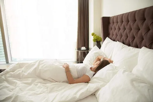 Vista 4 de Juego de 4 sábanas individuales de 800 hilos, 100% algodón orgánico suave y suave, juego de sábanas para cama de una sola capa, hotel de calidad