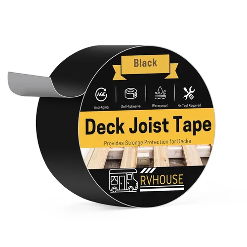 Cinta de vigueta de cubierta de 2 pulgadas x 50 pies, cinta sellante de butilo impermeable para protección de cubierta, sellador ideal para