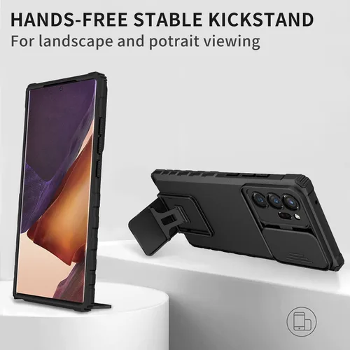 Vista 8 de Asuwish Funda para teléfono Samsung Galaxy Note 20 Ultra 5G con protector de pantalla y cubierta para cámara deslizante con soporte para celular