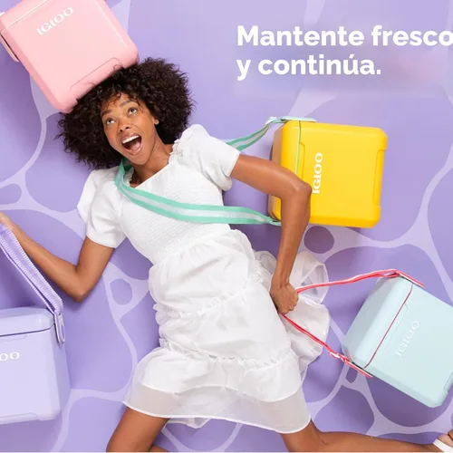 Vista 10 de Igloo Tag Along Too Coolers Enfriador de estilo picnic de carcasa dura aislada Cofre de hielo rodante