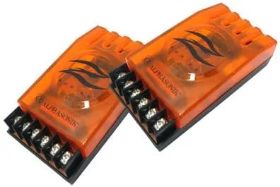 PCZXO - Audio pasivo de coche de 2 vías 12dB/Octave Crossovers Compatible con todos los sistemas de componentes de audio del automóvil. Fabricado