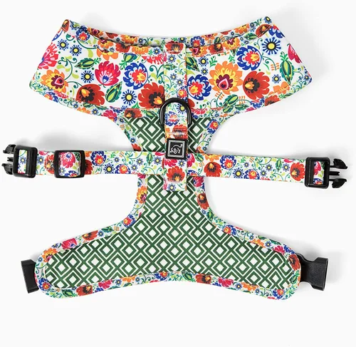 Vista 12 de Lucky Love Dog, Chalecos suaves y reversibles, elegante accesorio para perro (hippie, pequeño)