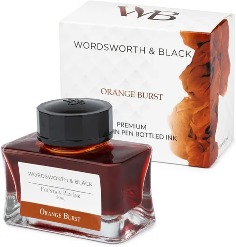 Vista 12 de Wordsworth and Black Botella de Tinta para Pluma Estilográfica (50 ml) Edición Premium de Lujo, [Negro Misterioso] Tinta Embotellada para Plumas