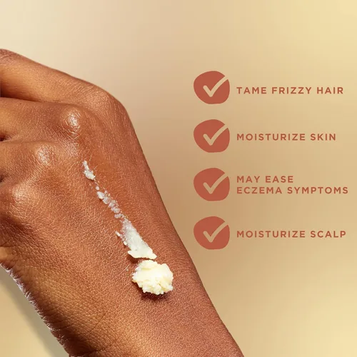 Vista 7 de Ashanti Naturals Mantequilla de karité batida perfumada Mantequilla corporal africana para hombres con aceite de coco y almendra