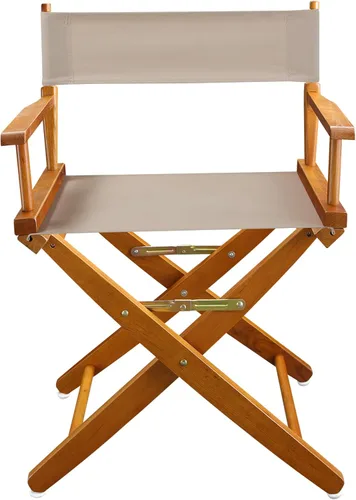 Vista 89 de American Trails - Silla de director extra ancha de 24 pulgadas, marco negro con lienzo verde cazador, altura de mostrador