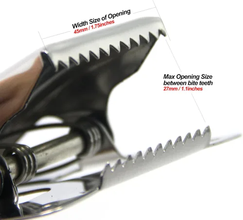 Vista 4 de SAMSFX - Tabla de limpieza de pescado, con tornillos y mandíbula profunda, para cebos de mesa