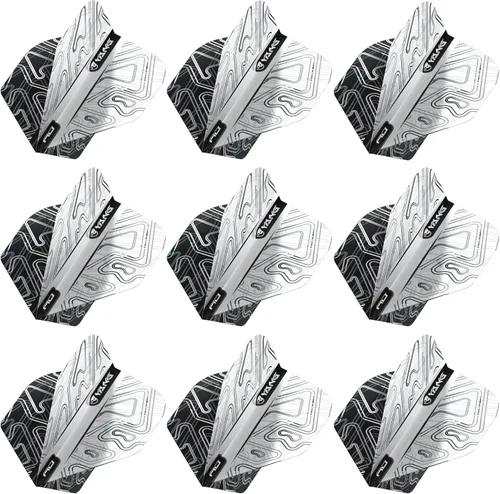 Vista 9 de RED DRAGON Yin Yang - Vuelos de dardos de doble cara, 3 juegos por paquete (9 vuelos de dardos en total)