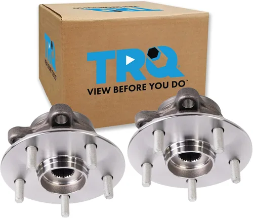 Vista 222 de TRQ Par de conjunto de cubo de cojinete de rueda delantera izquierda derecha, 2 piezas compatible con Lexus GX460 2003-2009 GX470 2003-2023 Toyota