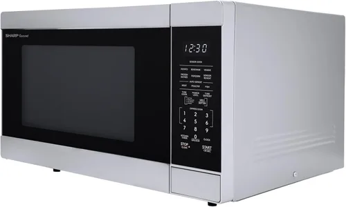 Vista 9 de SHARP Horno microondas para encimera con plato giratorio extraíble de 13.6 pulgadas, 1100 vatios, 1.6 pies cúbicos, acero inoxidable