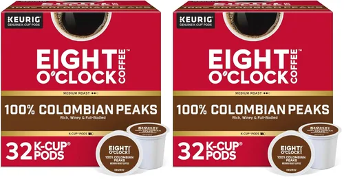 Vista 22 de Eight O'Clock Coffee Colombian Peaks Cápsulas de café Keurig K-Cup para una taza.
