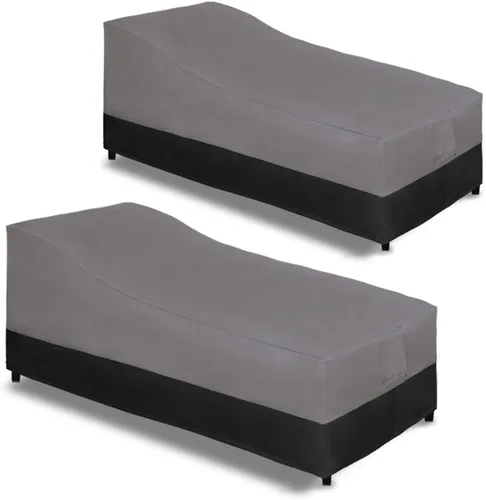 Vista 20 de Easy-Going Funda impermeable para tumbona para exteriores, funda para silla de patio resistente, resistente al viento, funda para muebles