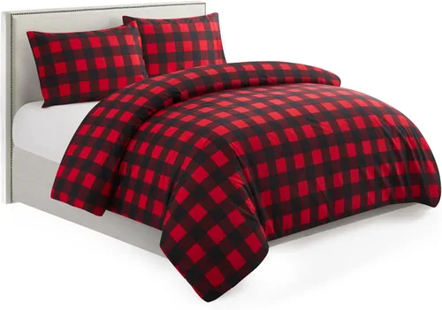 Vista 9 de Marina Decoration Juego de ropa de cama de 3 piezas de rayón suave y sedoso impreso de bambú para todas las estaciones, juego de sábanas ajustables