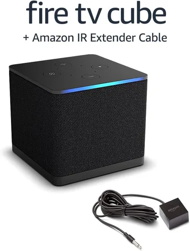 Vista 10 de Amazon Fire TV Cube, con búsqueda de Fire TV con IA, Dispositivo de streaming controlado por voz con Alexa, Wi-Fi 6E y 4K Ultra HD