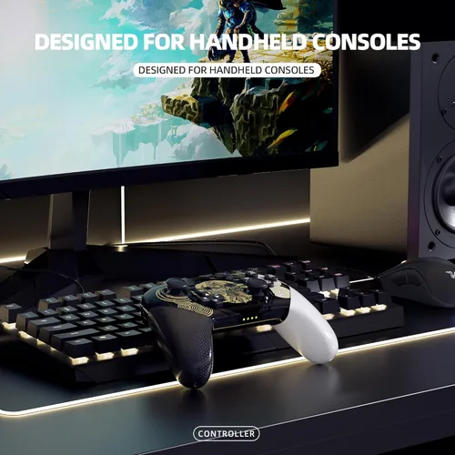 Vista 6 de Switch Controllers,Switch Pro Controller Compatible for SwitchSwitch LiteOLED,Gamepad Pro Controllers Wireless Remote Replacement with Joysticks