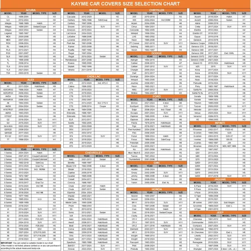 Vista 3 de Kayme - Funda impermeable para automóvil para todo tipo de clima, con candado y cierre; protección contra la lluvia y el sol