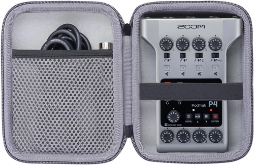 co2CREA para Zoom PodTrak P4 Podcast Recorder Hard Funda Protectora, Reemplazo Portátil de Estuche de Viaje