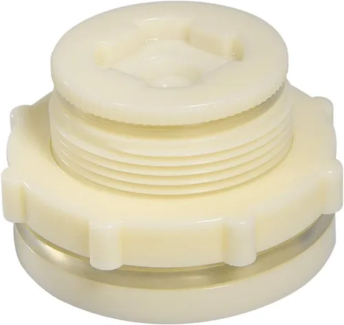 Vista 10 de Quickun Adaptador de conector de tanque de agua de mamparo ABS de 1 pulgada con enchufes a granel de tubería (juego de 2)