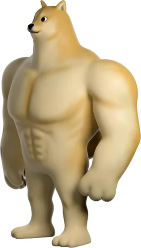 Vista 4 de Youtooz Swole Doge - Figura de vinilo de 5 pulgadas, colección de memes Buff Doge basada en famosos memes de Internet