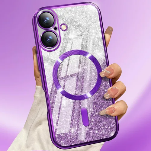 Vista 24 de Funda magnética para iPhone 13 Pro MagSafe con protector de lente de cámara, protección completa, delgada, suave, a prueba de golpes, antiarañazos