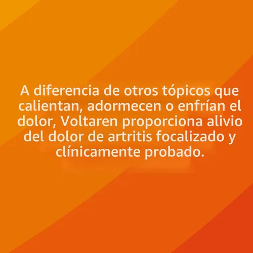 Vista 4 de Voltaren Gel para el Dolor de Artritis para un Poderoso Alivio Tópico del Dolor de Artritis con Diclofenaco - NUEVA Tapa Fácil de Abrir - Tubo