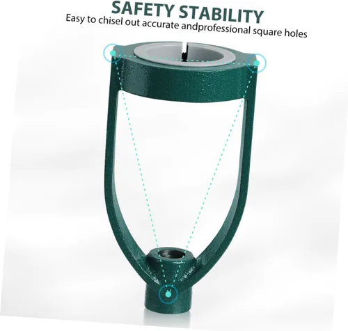 Vista 2 de Yardwe Accesorios de mortaja para taladro de banco portátil, adaptador de broca de mortaja y accesorios, juego de cincel, herramientas de mortaja