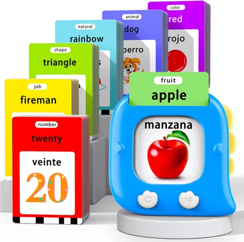 Vista 11 de Kidzdo - Tarjetas Didácticas Parlantes de Dinosaurios con 254 palabras, regalos de cumpleaños para niños de 1 a 6 años, juguetes educativos