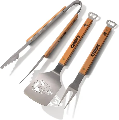 Vista 6 de YouTheFan NFL Classic - Juego de 3 parrillas para barbacoa