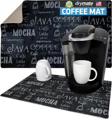 Vista 18 de Drymate - Alfombrilla de secado para platos, tamaño XL (19" x 24"), almohadilla de secado para platos de cocina, absorbente/impermeable, lavable a