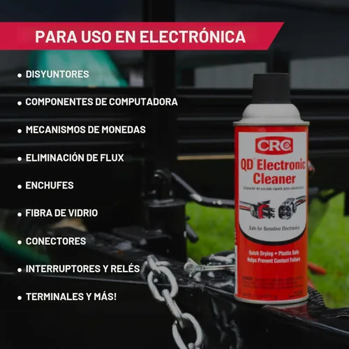Vista 5 de CRC 5103, limpiador de electrónica de Secado rápido - 11 onzas