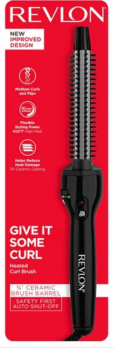Vista 6 de REVLON Perfect Heat - Cepillo para rizador de cerámica, negro, 3/4 pulgadas