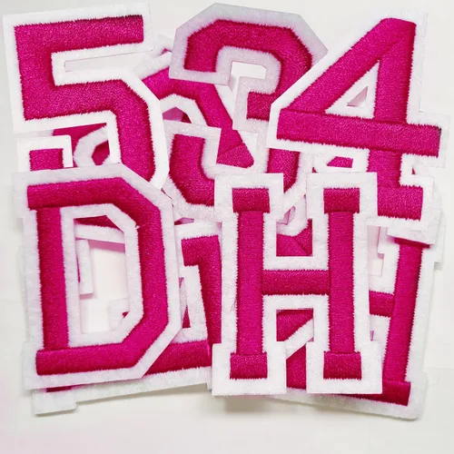 Vista 9 de Bfuee 30 parches de números para planchar, apliques de números bordados del 0 al 9, parches de números para ropa, vestido, sombrero, calcetines