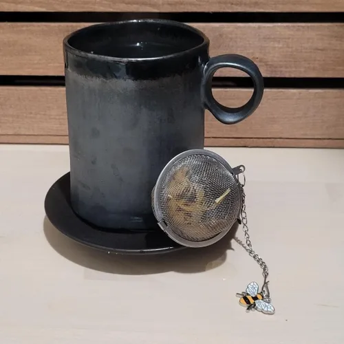 Vista 7 de Linda bola infusora de té de abeja para elaboración de hojas sueltas