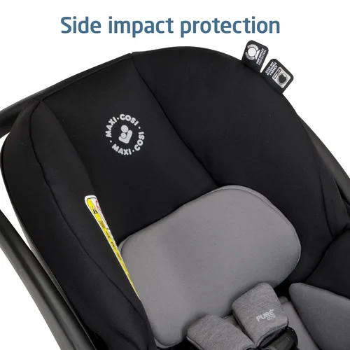 Vista 6 de Maxi-Cosi Mico Luxe - Asiento de automóvil infantil con base, asiento de automóvil orientado hacia atrás para bebés, asiento de automóvil de bebé
