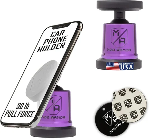 Vista 11 de Mob Armor MobNetic Maxx - Soporte magnético para teléfono montado en Estados Unidos para automóvil, soporte magnético de teléfono para automóvil