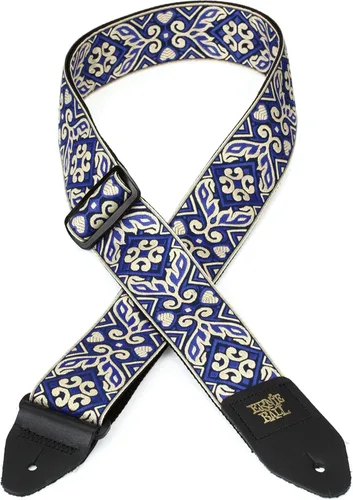 Vista 34 de Ernie Ball Correa de guitarra Jacquard, azul Albuquerque (P04609)