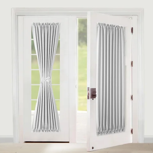 Vista 69 de XWZO - Cortinas para puerta con cortinero, cortinas blackout térmicas y oscurecedoras para puerta francesa, cortinas para ventana de la cocina, 12 x